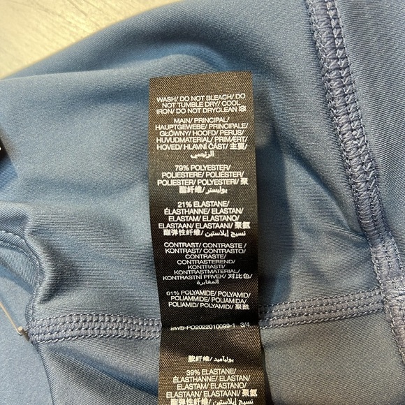 Sweaty Betty All Day Wrap Waist Crop Tank, Blue, Size XS, NWT - Picture 7 of 7